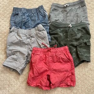 5 size 3T boys shorts cat&jack, garanimals, jumping beans & children’s place